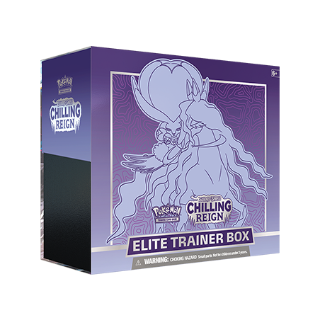 Pokémon TCG: Sword & Shield: 06 Chilling Reign Elite Trainer Box (Shadow Rider Calyrex)