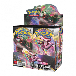 Pokémon TCG: Sword & Shield: 02 Rebel Clash Booster Display Box
